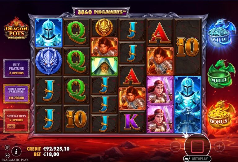 Screenshot 3 van Dragon Pots Megaways